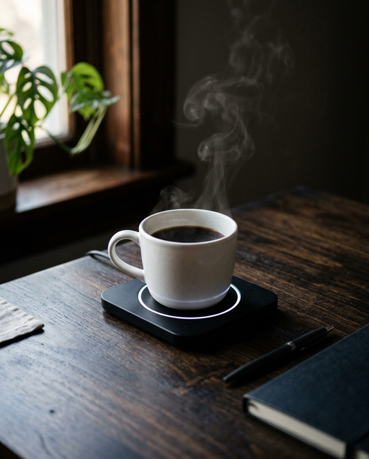 HeatVault Desk Mug Warmer — Keep Coffee Hot All Day